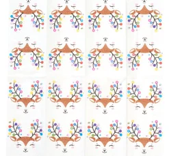 Paper+Design Serviettentechnik>Papiertaschentücher "Colourful Deer"