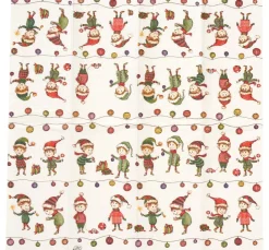 IHR Textilien|Serviettentechnik>Papiertaschentücher "Elves At Work"