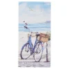 Ambiente Serviettentechnik>Papiertaschentücher "Fahrrad am Strand"