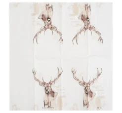Ambiente Winter|Alltäglich>Papiertaschentücher "Hirsch mit Geweih"