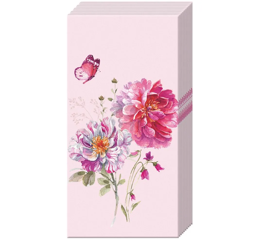 IHR Serviettentechnik>Papiertaschentücher "Jardin Rose"