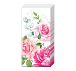 IHR Serviettentechnik>Papiertaschentücher "Rosen"