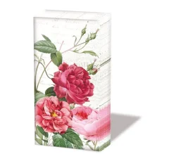 Ambiente Serviettentechnik>Papiertaschentücher "Rosenpracht"
