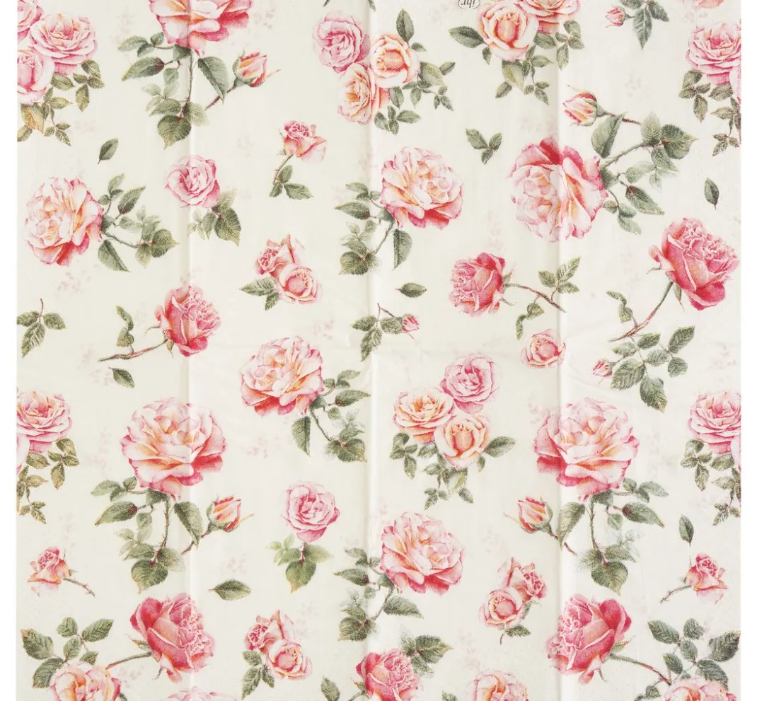 IHR Serviettentechnik>Papiertaschentücher "Roses"