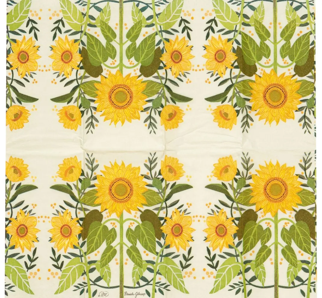 IHR Serviettentechnik>Papiertaschentücher "Sunflower"