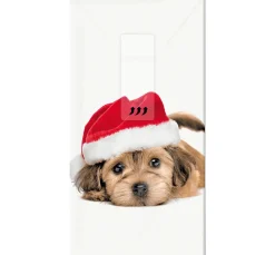 Paper+Design Serviettentechnik>Papiertaschentücher "Sweet Santa Dog"