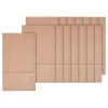 folia Backen|Tüten & Anhänger>Papiertüten mit Blockboden aus Kraftpapier, 15 Stück