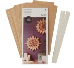 Rico Design Tüten & Anhänger|Papier-Bastelsets>Papiertüten Sterne-Set, groß, Braun