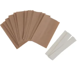 Rico Design Tüten & Anhänger|Papier-Bastelsets>Papiertüten Sterne-Set, klein, Braun