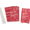 Rico Design Tüten & Anhänger|Papier-Bastelsets>Papiertüten Sterne-Set "Merry Christmas", klein, Rot