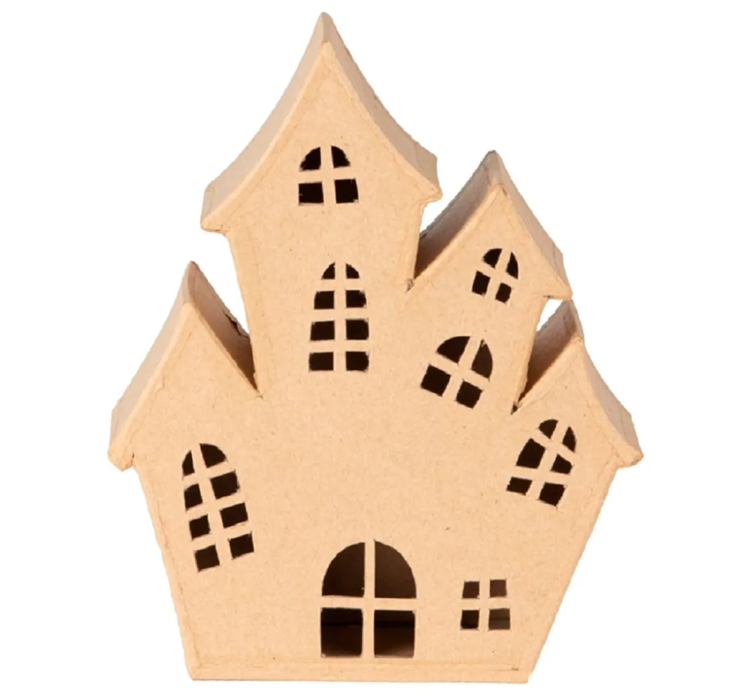 décopatch Décopatch|Holz, Mdf & Pappmaché>Papphaus zum Öffnen "Crazy Castle"