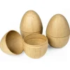 Kinder décopatch Holz|Holz, Mdf & Pappmaché>Pappmaché-Eier, teilbar, 3 Stück