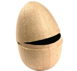 Kinder décopatch Holz|Holz, Mdf & Pappmaché>Pappmaché-Eier, teilbar, 3 Stück