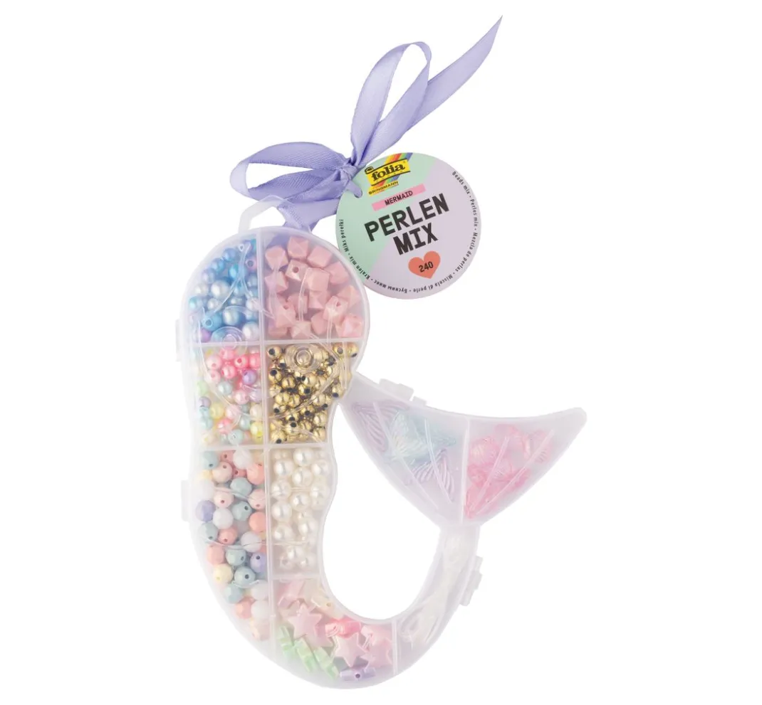 Kinder folia Sets|Perlen>Perlenmix "Mermaid"