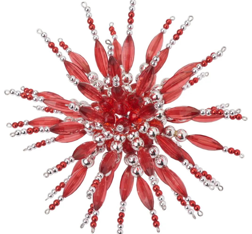 Zauberperle Perlensterne & Engel|Perlensterne>Perlenstern-Komplettset "Rubin Red"