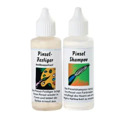 ohne Marke Malen & Zeichnen>Pinsel-Shampoo und Festiger, je 50 ml