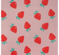 Kinder VBS Marktplatz Jerseystoff|Stoff Meterware>Polyester-Jersey Chilly Print "Erdbeeren"
