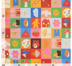 Kinder VBS Marktplatz Kinderstoffe|Dekostoff>Polyester-Stoff "Funny" PU beschichtet