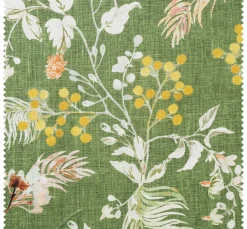 Globaltex Stoff Meterware|Dekostoff>Polyester-Stoff "Lana Green"