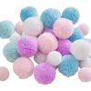 Kinder KNORR prandell Pompons|Bastelzubehör>Pompon-Mix "Pastell"