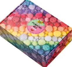 Kinder folia Pompons|Pompons Basteln>Pompons Mix Jumbo "Pastell"