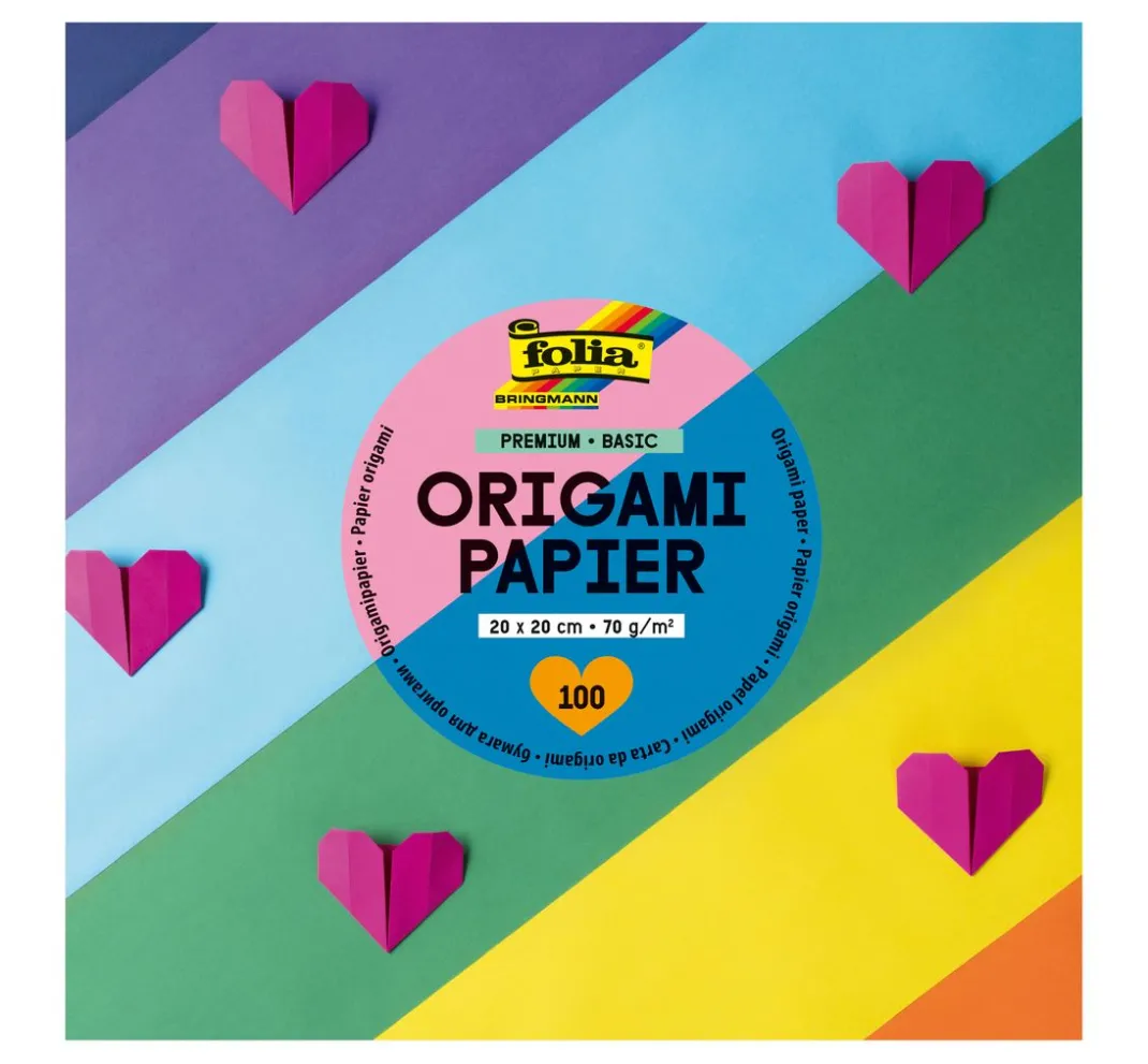 folia Falt- & Origamipapier|Origami & Papier Falten>Premium Faltblätter "Basic"