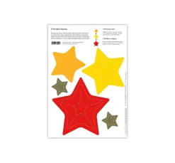 Kinder Familienmomente Papier|Papier-Bastelsets>Prickelvorlagen-Set "Schöne Winterzeit"