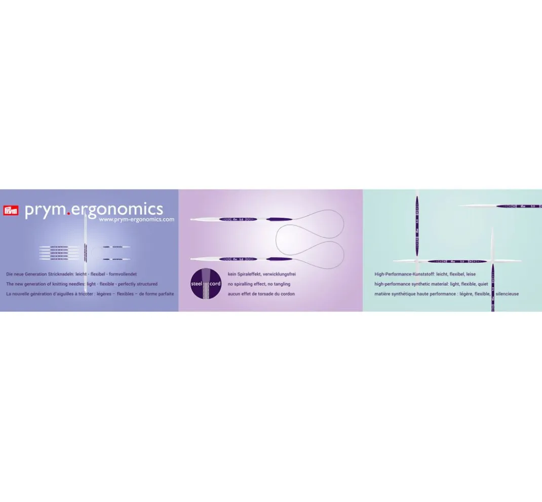 Prym Rundstricknadeln|Stricken>Rundstricknadeln "Ergonomics", 80 cm