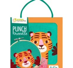 Kinder My Mandarine Handarbeit-Sets|Stickset>Punch Needle Set "Tiger"