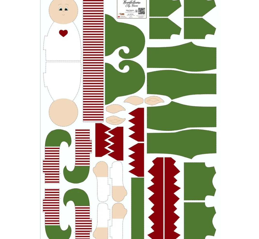 Kinder stafil Näh-Sets|Nähsets>Puppen Nähset "Elf Schneeflocke"