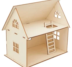 creativ company Serviettentechnik|Decoupage>Puppenhaus zum Selberbauen