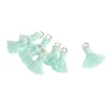 Kinder PRACHT Pompons|Anhänger & Charms>Quaste mit Öse, 8 Stück, 15 mm
