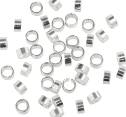 PRACHT Quetschperlen>Quetschperlen, 925er Sterling-Silber, 40 Stk.