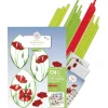 papier+ideen Quilling|Papierstreifen>Quilling-Set "Mohnblumen"