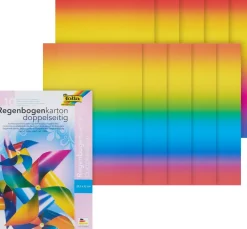 Kinder folia Papier|Tonpapier & Fotokarton>Regenbogen Tonkarton