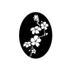 Rayher Seifen-Design|Gießformen>Reliefeinlage "Kirschblüte", oval