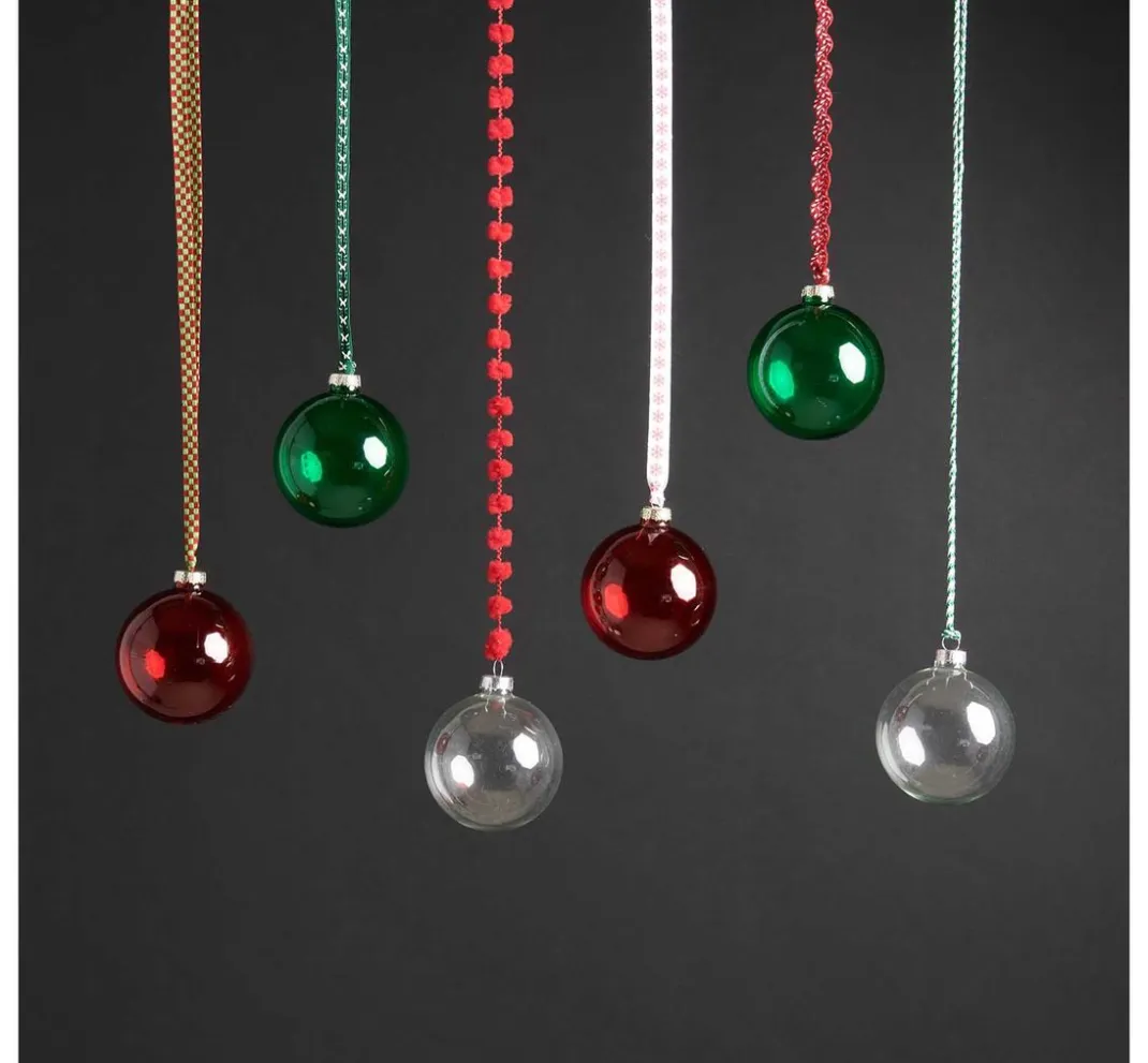 Rico Design Sets|Bänder>Bänder-Set "Lucky dip", Rot-Grün