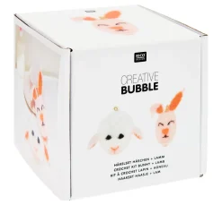 Rico Design Häkeln|Häkelset>Creative Bubble Häkelset "Häschen + Lamm"