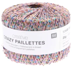 Rico Design Effektwolle|Beilaufgarn>Creative "Crazy Paillettes"