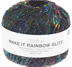 Rico Design Effektwolle|Beilaufgarn>Creative "Make It Rainbow Glitz"