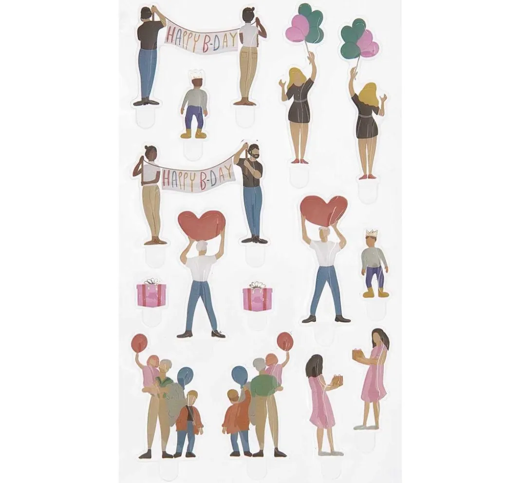Rico Design Scrapbooking|Kartengestaltung>Gel Sticker "FIGURICO"