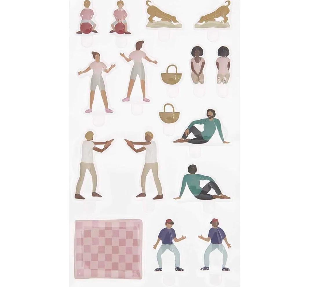 Rico Design Scrapbooking|Kartengestaltung>Gel Sticker "FIGURICO"
