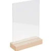 Rico Design Holz, Mdf & Pappmaché>Holzaufsteller mit doppelter Acrylscheibe, 10 x 15 cm