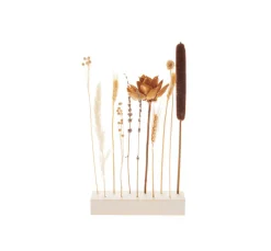 Rico Design Zubehör|Brandmalerei>Holzständer für Trockenblumen, 21 x 4 x 5 cm