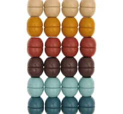 Kinder Rico Design Bänder|Makramee>Made by Me Makramee Perlen "Erdfarben"