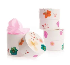 Rico Design Papierschöpfen|Trockenblumen & - Früchte>Mix Set gepresste Blüten "Orange Türkis"