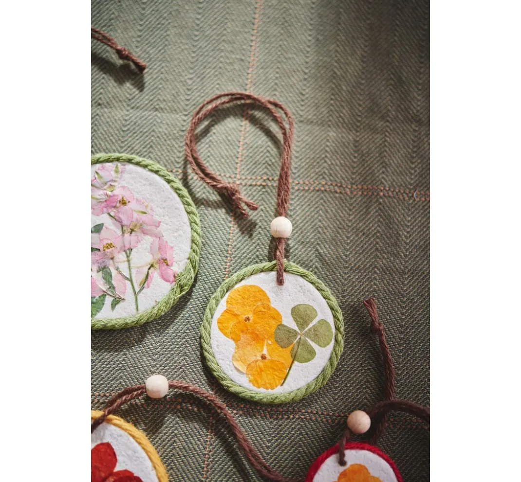 Rico Design Papierschöpfen|Trockenblumen & - Früchte>Mix Set gepresste Blüten "Rosa Violett"