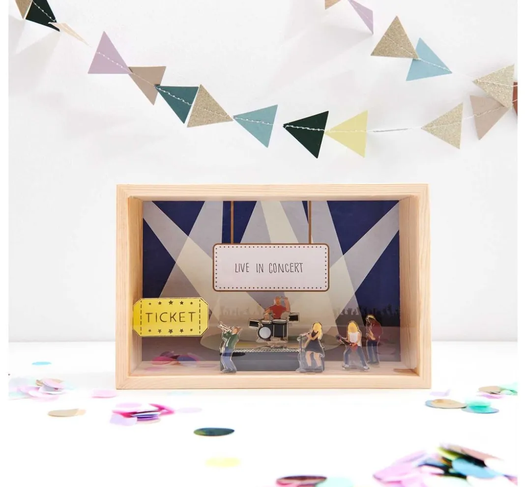 Rico Design Holz, Mdf & Pappmaché>Objektkasten mit 2 Acrylscheiben