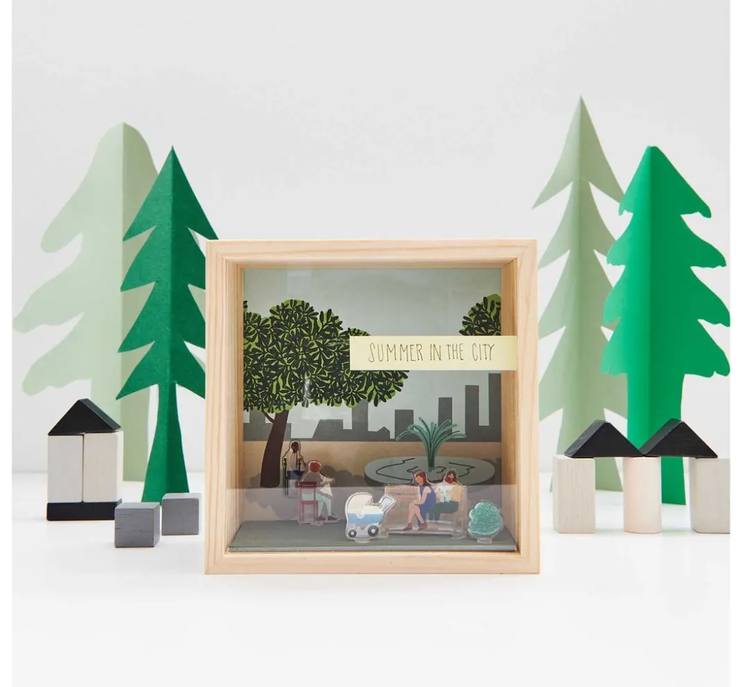 Rico Design Holz, Mdf & Pappmaché>Objektkasten mit 2 Acrylscheiben