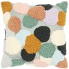 Rico Design Stickset|Sticken>Punch Needle Set Kissen Punkte bunt